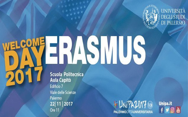 "Erasmus Welcome Day" 2017 per gli studenti Erasmus