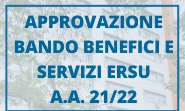 Bando Ersu 21/22 - Ecco le Proposte del CdA Giorgio Gennusa (Intesa Universitaria). Ancora una volta...