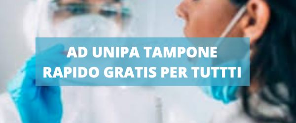 Covid: Ad Unipa tampone rapido Gratis per tutti