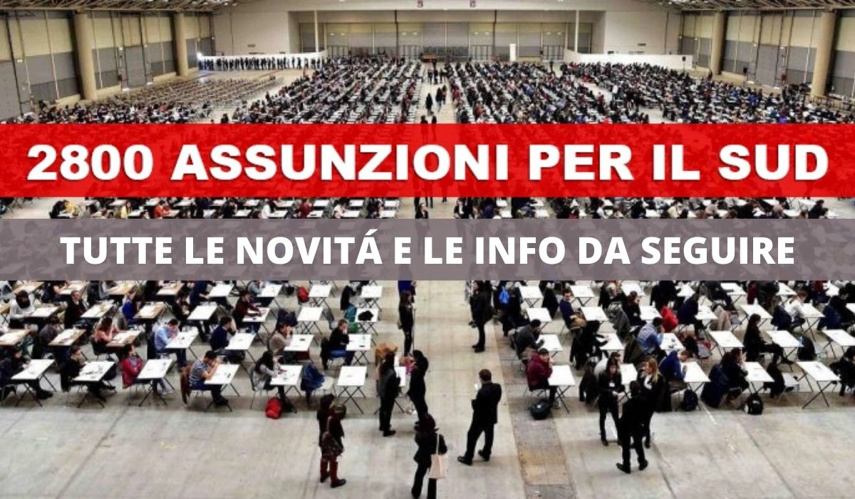 Concorso 2.800 tecnici al Sud - Il 21 aprile 2021 sono ufficialmente scaduti i termini per...