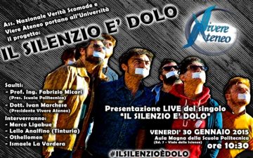 L'Universit&agrave; degli Studi di Palermo ospita il progetto Il silenzio &egrave; dolo, un'iniziativa di denuncia...