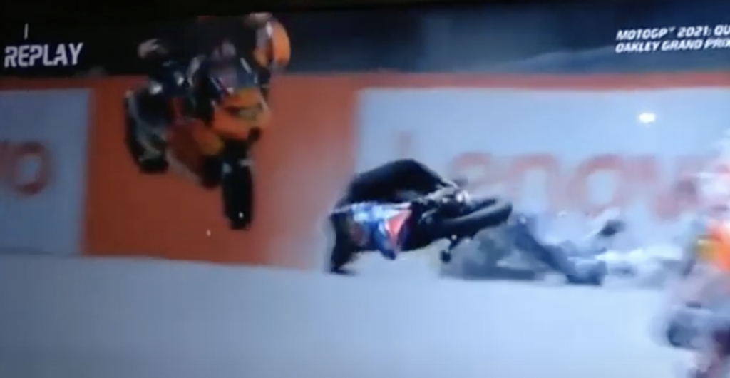 incidente moto3 video