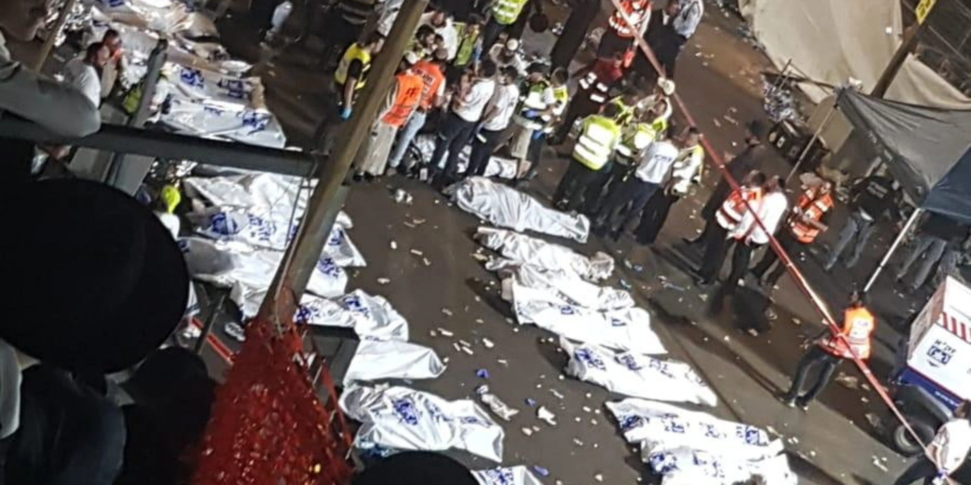 Una gigantesca e precipitosa fuga durante un pellegrinaggio ebraico, nel nord di Israele, ha...