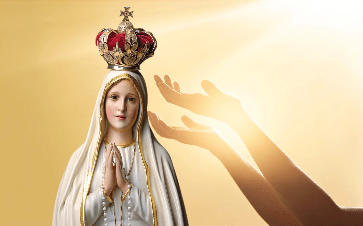Oggi, 13 maggio, si celebra l'apparizione della Madonna di Fatima. Il fatto avvenne nel 1967, quando...