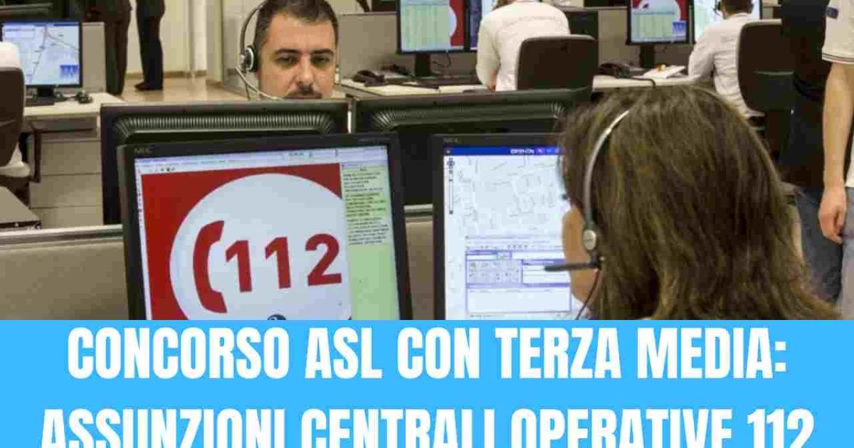 bando asl per centralinisti e portieri domanda online